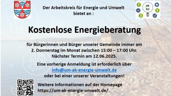Einladung Energieberatung